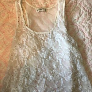 abercrombie lace tank top